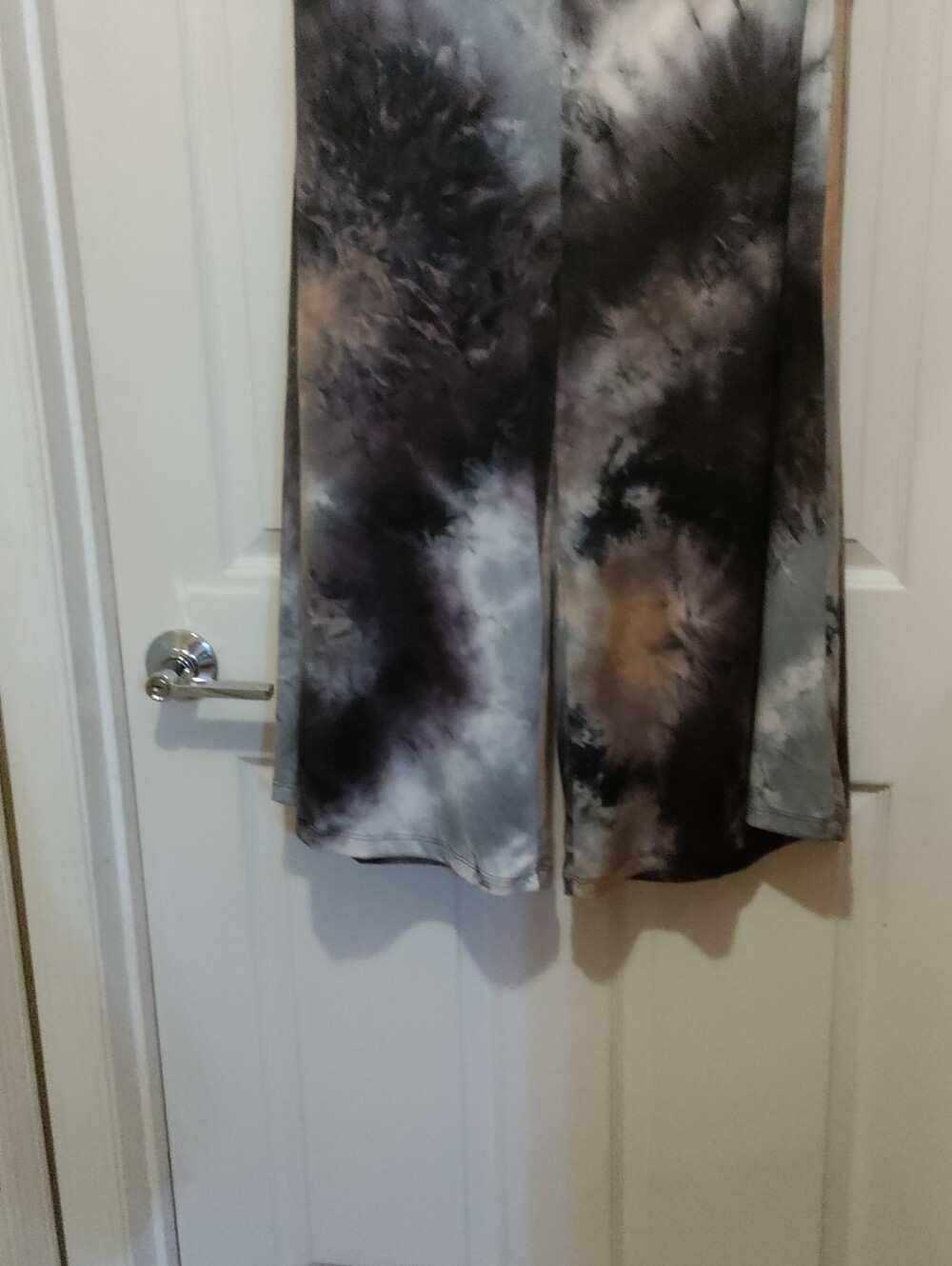 Tie-Dye Midi Gouchos - Black & Gray